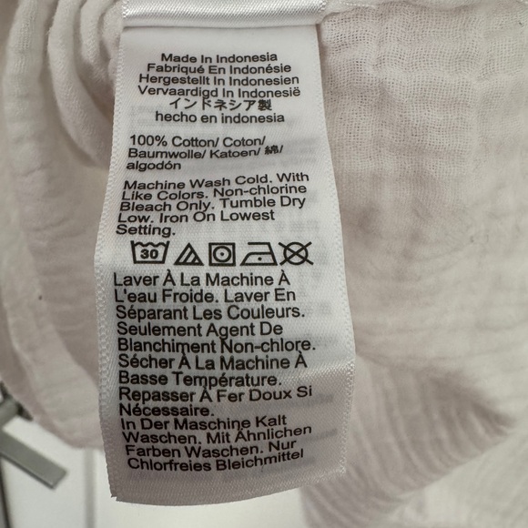 J. Crew White Blouse Size L - Picture 6 of 7